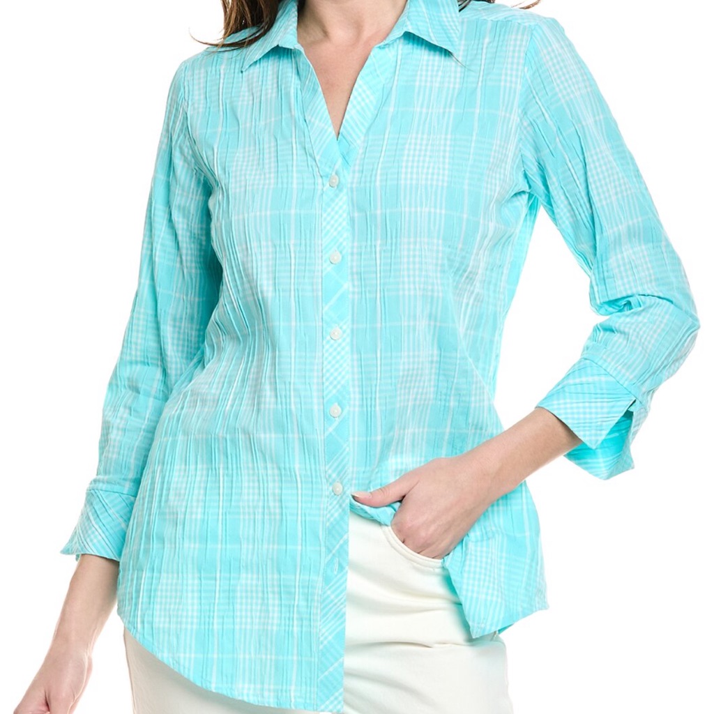 New Foxcroft Faith Textured Shirt
